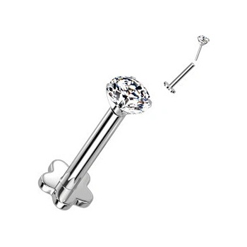Šperky4U Push In piercing do brady ucha titan TIT1170-C