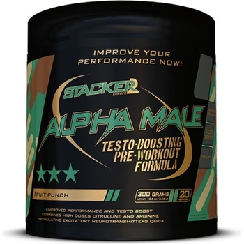 Stacker2 Alpha Male Testo-boosting Pre-workout 300g