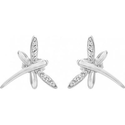JSB stříbrné vážka se Swarovski Elements Krystal 15822