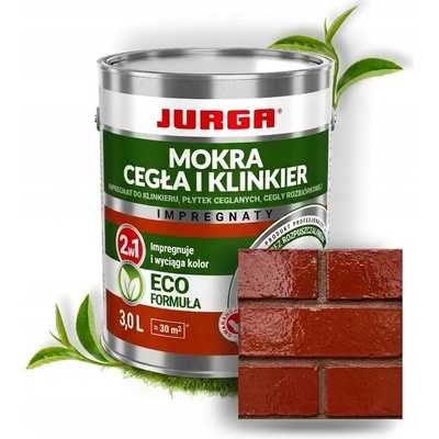 Impregnace mokrý vzhled cihla a klinker 3L Jurga