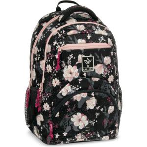Ars Una Ученическа раница Ars Una ERGO 27 л Flowery Black