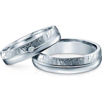 SAVICKI Брачни халки: титан, полукръгли, 5 мм