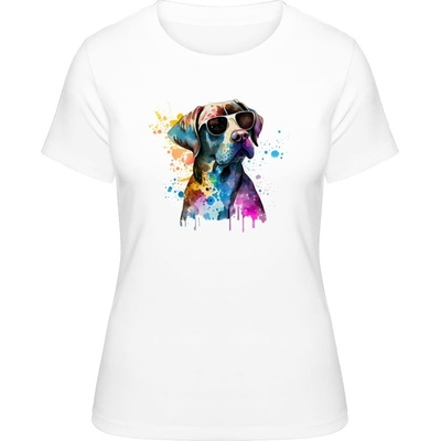 Premium Tričko Design č.2 Pes Superstar Bílá