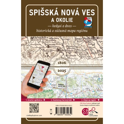 VKÚ Harmanec Porovnávacia mapa Spišská Nová Ves - Kedysi a dnes (s aplikáciou CBS Map Explorer)
