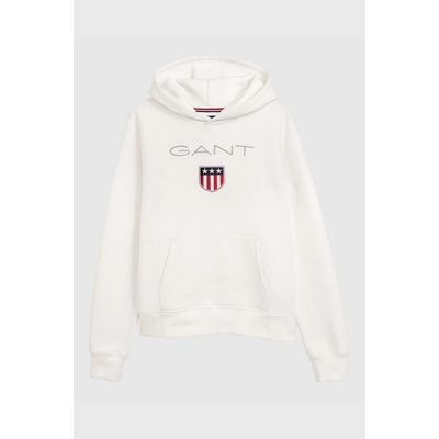 Gant Shield Hoodie Eggshell