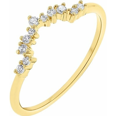 Eppi prsteň s round lab grown diamantmi Keith R47655