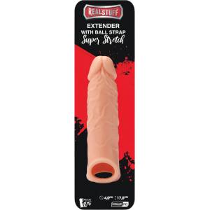 DreamToys RealStuff Extender 6, 5 - пенис удължител (телесен, 17 см)