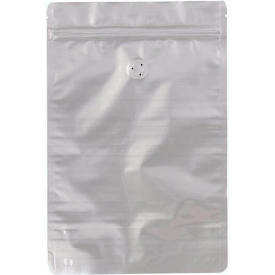 Doypack sáček s ventilem, 200*300 mm, 750 g, ALU lesklý, 10 ks