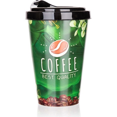 BANQUET kelímek COFFEE PH mix dekorů 400 ml