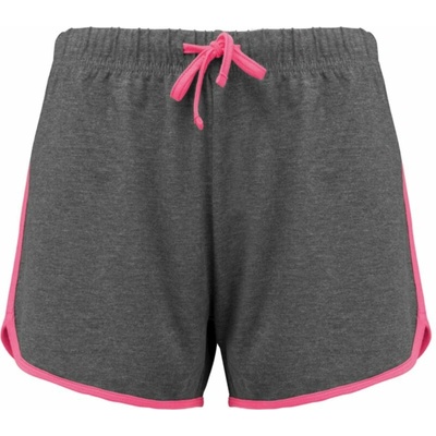 Kariban ProAct PA 1021 grey heather/fluo pink