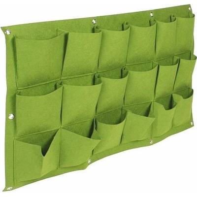 Merco Wall Grow Bag 18 textilné kvetináče na stenu zelená balenie 1 ks