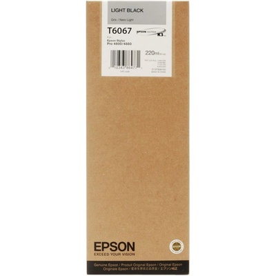 Epson T6067 Light Black - originálny