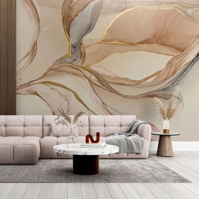 Decono Фототапет Мрамор Пепел от Рози