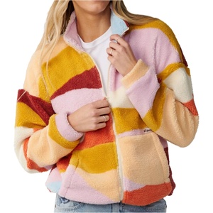 Rip Curl Дамско поларено яке Rip Curl Women's Retro Swell Standard Z/T Polar Fleece jacket - Multi (105-7927-0114)