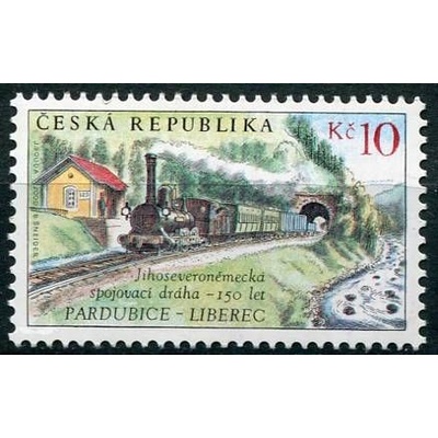 Česká pošta (2009) č. 595 ** - Česká republika - Jihoseveroněmecká dráha