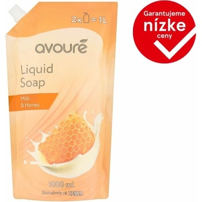 Avouré tekuté mydlo s vôňou mlieka a medu 1000 ml