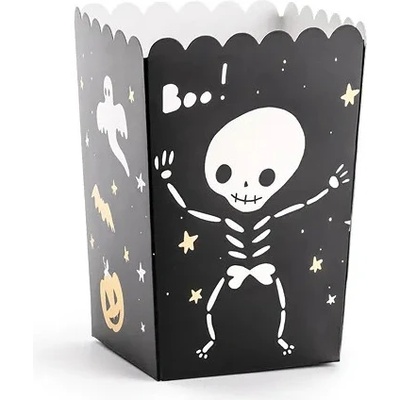 PartyDeco PartyDeco Dekorativní boxy na popcorn - Boo! 6 ks – Zboží Dáma