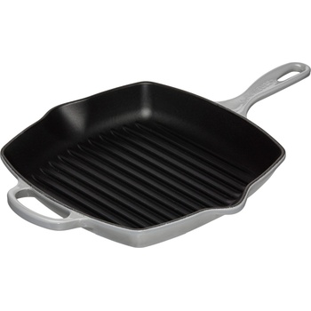 Le Creuset Грил тиган Signature квадратен 26 см светлосив (20183265410422)