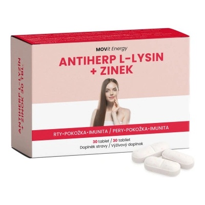 MOVit AntiHerp L-Lysin + Zinek 30 tablet