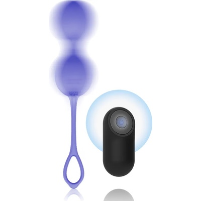 Mr Boss Dumas Vibrating Kegel Beads with Remote Purple