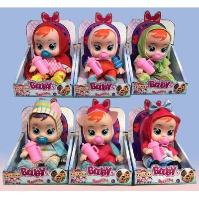 Armtoys ПЛАЧЕЩА КУКЛА БЕБЕ С КАЧУЛКА И БИБЕРОН 6 ВИДА