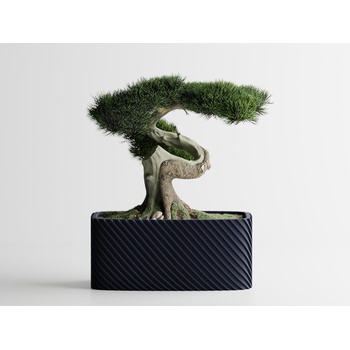 Кашпа Bonzai малка тъмносин мат