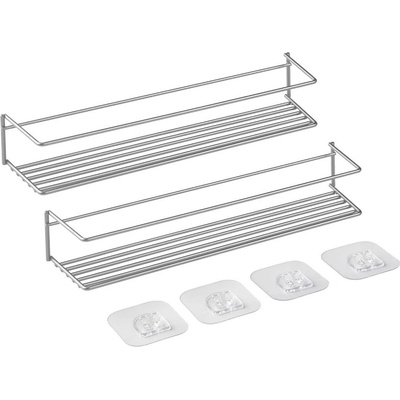 Metaltex Paprika organizér na kořenky stříbrná 32 cm 5 cm 8 cm
