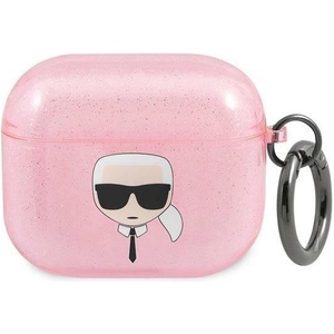 Karl Lagerfeld Калъф Karl Lagerfeld KLA3UKHGP Glitter Karl`s Head, за Apple AirPods 3 (KF000839-0)