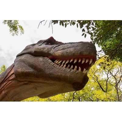 DIMEX ART Флизелинов фототапет глава на тиранозавър рекс 375 x 250 см