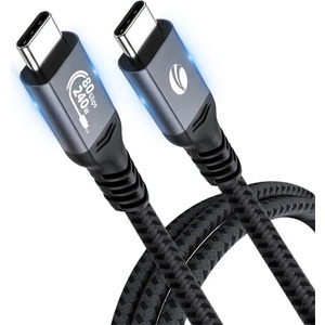 VCOM Кабел VCom Thunderbolt 5, USB-C 80Gbps PD240W 0.6m - CU584M-0.6m (CU584M-0.6m)