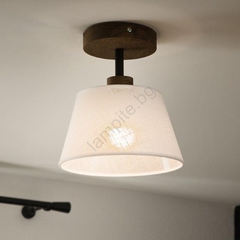 Brilagi - LED плафониера ANTHONY 1xE14/60W/230V дъб/орех/бяла (BG1439)