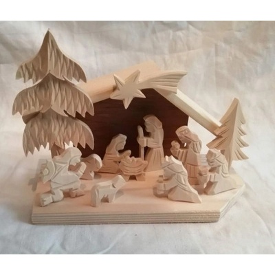 Dřevěný betlém 14D12 – Zboží Mobilmania