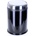 HORECANO 8 л черен кош за отпадъци с масивен люлеещ капак horecano (4513.0000s.102.08b)