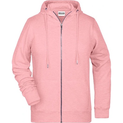 James&Nicholson dámska mikina JN8025 Rose Melange