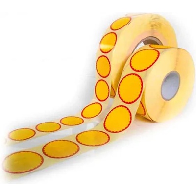 Кръгли промо етикети Ф35 мм 3000 ет/р