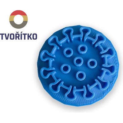 TVOŘÍTKO Koronavirus Rozměr: 5 cm, + Vykrajovátko: Ano – Zboží Mobilmania