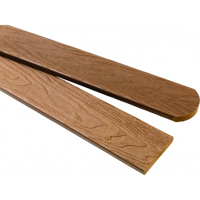 WPC plotové prkno 3D 71 x 11 x 800 mm s rovnou hlavou, original wood