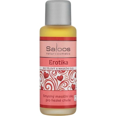 Saloos Erotika masážní olej 50 ml – Zbozi.Blesk.cz