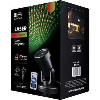 EMOS Laserový dekorativní projektor venkovní+ovladač 1534193700