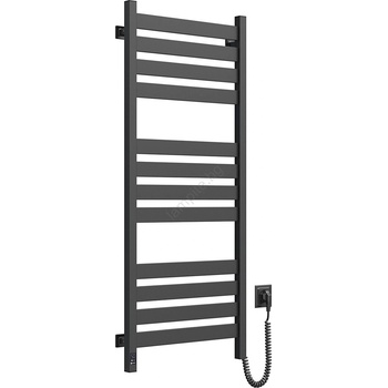 Navin Банен радиатор тип стълба с термостат LARGO 541W/230V 120, 6 cm IP44 черен, десен (NV0034)