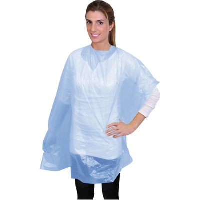 Eurostil Disposable Capes jednorázové pláštenky, 50 ks modrá