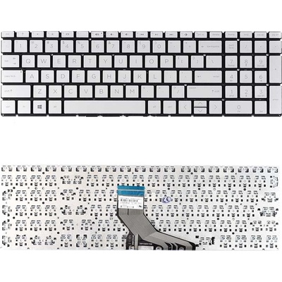 Klávesnica HP 250 255 G7 G8 G9 15-DB 17-CA - Strieborná