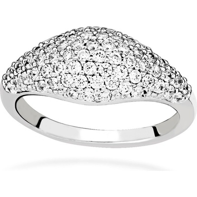 Silver Cat strieborný prsteň s kubickými zirkónmi Beauty SC641