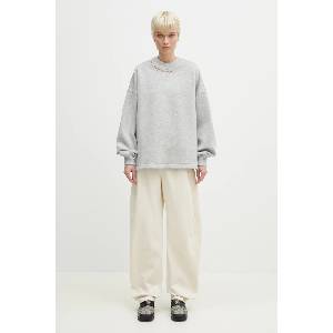 Fiorucci Суичър Neoprene Embroidered Neck Relaxed Fit (U02SPSCR188NE01GY01)