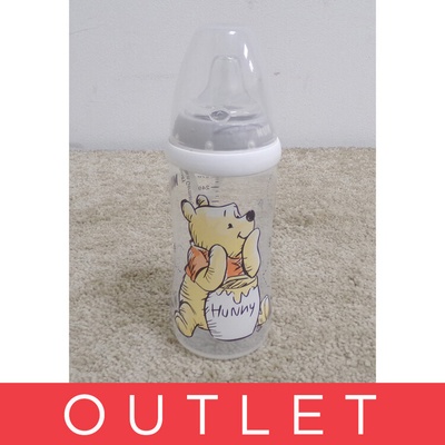 NUK FC Fľaša PP Active Cup Disney - Medvedík Pú 300 ml biela