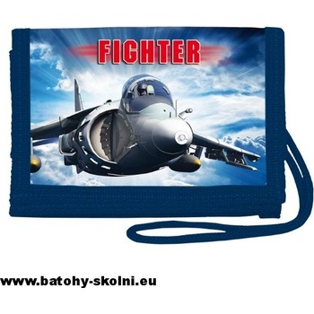 Stil Peněženka na krk Fighter letadlo modrá