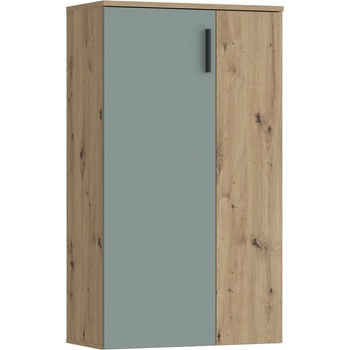 FORTE Обувница ETON дъб artisan/зелена (FR0022)