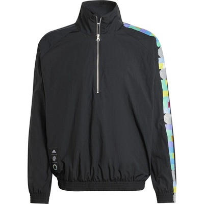 adidas Мъжко горнище Adidas Manchester United Peter Saville Tracksuit Top Mens - Black