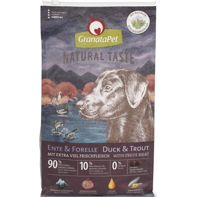 GranataPet Natural Taste s kachnou a pstruhem 2 x 12 kg