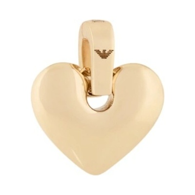 Emporio Armani Pozlacený srdíčkový přívěsek Charm EGS3284710